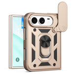Cover scorrevole per fotocamera, custodia per telefono in TPU+PC, For iPhone Fold