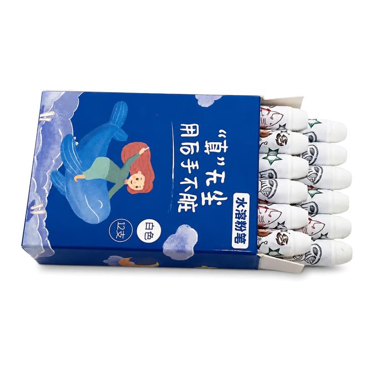 Gessetti idrosolubili senza polvere, gessetti colorati per disegno e graffiti, 12 PCS/Set Unwrapped, 24 PCS/Set Unwrapped, 36 PCS/Set Unwrapped, 48 PCS/Set Unwrapped, Colorful 20 PCS/Set Unwrapped, White 20 PCS/Set Unwrapped                            ...