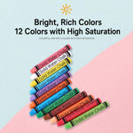 Gessetti idrosolubili senza polvere, gessetti colorati per disegno e graffiti, 12 PCS/Set Unwrapped, 24 PCS/Set Unwrapped, 36 PCS/Set Unwrapped, 48 PCS/Set Unwrapped, Colorful 20 PCS/Set Unwrapped, White 20 PCS/Set Unwrapped                            ...
