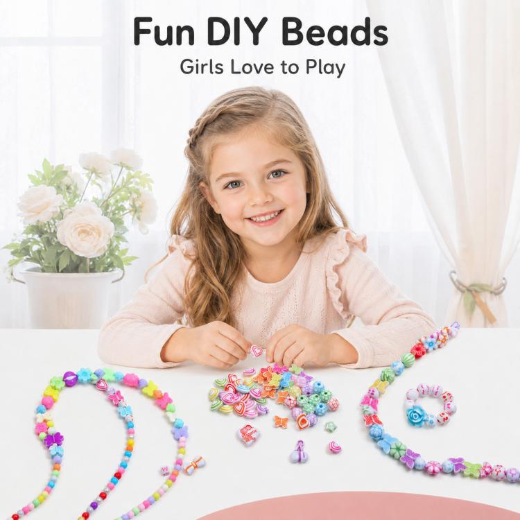 Kit per braccialetti fai da te con 36 griglie di perline, Minimalist Accessories, Multiple Accessories