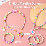 Kit per braccialetti fai da te con 36 griglie di perline, Minimalist Accessories, Multiple Accessories