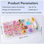 Kit per braccialetti fai da te con 36 griglie di perline, Minimalist Accessories, Multiple Accessories