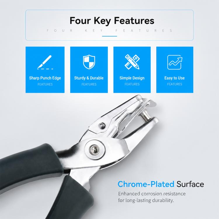 Perforatrice manuale a foro singolo KW-TRIO, 97A0(6mm), 97B0(6mm), 97C3(3mm)