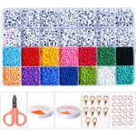 Kit per braccialetti fai-da-te con 28 griglie di perline per l'allenamento dell'ambliopia, 28-grid