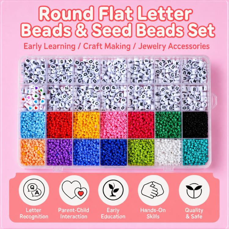 Kit per braccialetti fai-da-te con 28 griglie di perline per l'allenamento dell'ambliopia, 28-grid