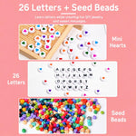 Kit per braccialetti fai-da-te con 28 griglie di perline per l'allenamento dell'ambliopia, 28-grid