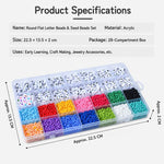 Kit per braccialetti fai-da-te con 28 griglie di perline per l'allenamento dell'ambliopia, 28-grid