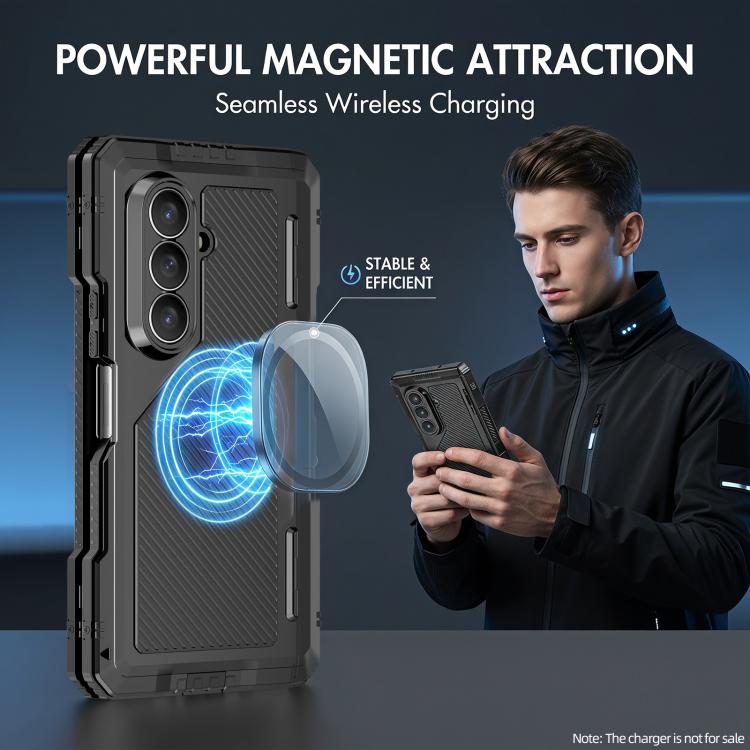 Custodia per telefono RedPepper impermeabile, antiurto, antipolvere e con chiusura magnetica in metallo., For Galaxy Z Fold8 Ultra 5G