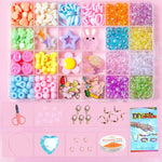 Kit per braccialetti fai da te per bambini con 24 griglie di perline, 24-grid (Energetic Girl), 24-grid (Crystal Rabbit), 24-grid (Dazzling Beads), 24-grid (Candy Bunny)