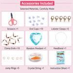 Kit per braccialetti fai da te per bambini con 24 griglie di perline, 24-grid (Energetic Girl), 24-grid (Crystal Rabbit), 24-grid (Dazzling Beads), 24-grid (Candy Bunny)