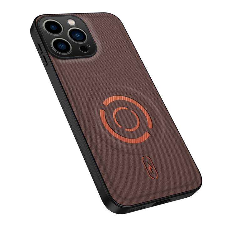 Custodia per telefono WANLONFENG Tech Fabric Texture Magnetic Hybrid PC TPU Hybrid, For iPhone 17e / 16e, For iPhone 16 Pro Max, For iPhone 16 Pro, For iPhone 16
