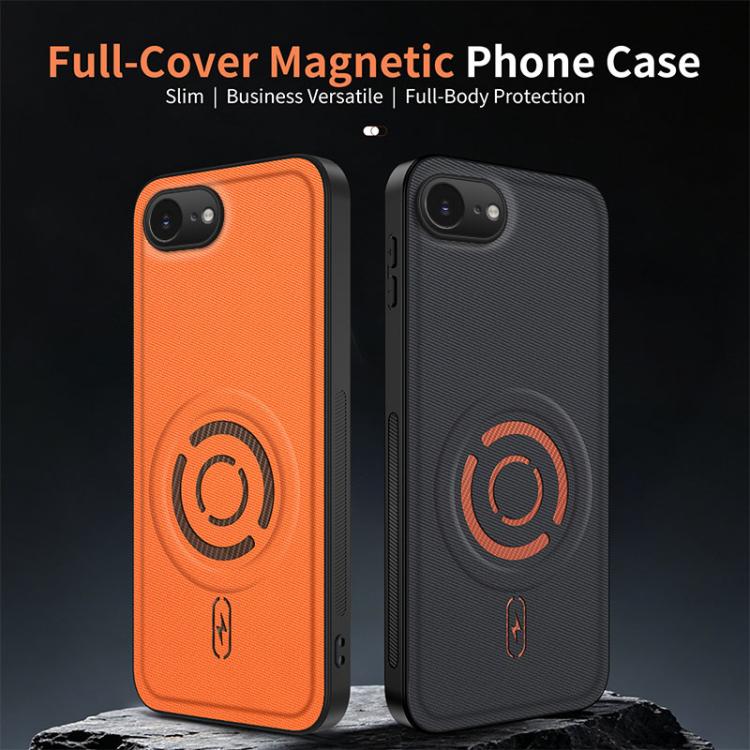 Custodia per telefono WANLONFENG Tech Fabric Texture Magnetic Hybrid PC TPU Hybrid, For iPhone 17e / 16e, For iPhone 16 Pro Max, For iPhone 16 Pro, For iPhone 16