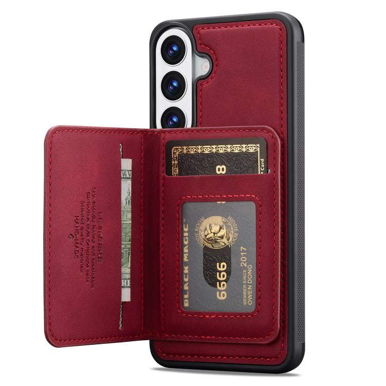 Custodia magnetica per telefono con porta carte RFID serie LC.IMEEKE L7., For Galaxy S26 FE 5G, For Galaxy S26+ 5G, For Galaxy S26 Ultra 5G, For Galaxy S26 5G