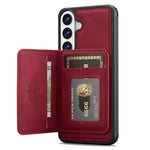 Custodia magnetica per telefono con porta carte RFID serie LC.IMEEKE L7., For Galaxy S22 5G, For Galaxy S21 FE 5G