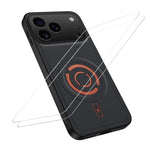 WANLONFENG Tech Custodia per telefono magnetica con texture in tessuto e 2 pellicole protettive per lo schermo incluse., For iPhone 17 Pro Max, For iPhone 17 Pro, For iPhone 17, For iPhone Air