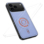 WANLONFENG Tech Custodia per telefono magnetica con texture in tessuto e 2 pellicole protettive per lo schermo incluse., For iPhone 17 Pro Max, For iPhone 17 Pro, For iPhone 17, For iPhone Air