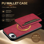Custodia magnetica per telefono con porta carte RFID serie LC.IMEEKE L7., For iPhone Air, For iPhone 16 Pro Max, For iPhone 16 Pro, For iPhone 16 Plus