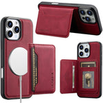 Custodia magnetica per telefono con porta carte RFID serie LC.IMEEKE L7., For iPhone 13 Pro Max, For iPhone 13 Pro, For iPhone 13 mini / 12 mini, For iPhone 12 / 12 Pro