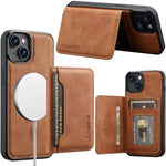 Custodia magnetica per telefono con porta carte RFID serie LC.IMEEKE L7., For iPhone 13 Pro Max, For iPhone 13 Pro, For iPhone 13 mini / 12 mini, For iPhone 12 / 12 Pro