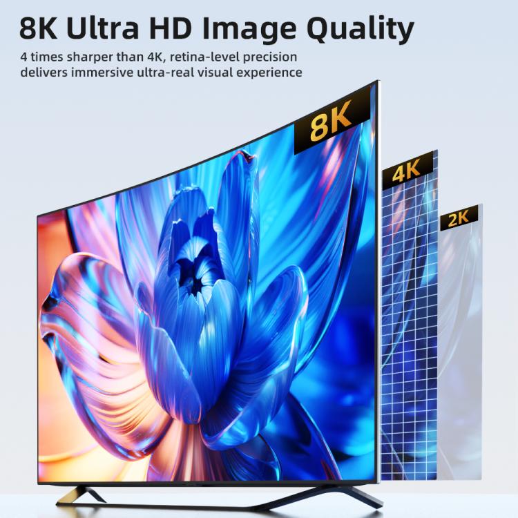 Cavo video DOONJIEY DJMS08 da Type-C a DisplayPort 1.4 Ultra HD 8K 60Hz con supporto per telefono., DJMS08