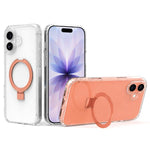 Custodia per telefono in acrilico PC antiurto con airbag a quattro angoli e supporto, For iPhone 17 Pro Max, For iPhone 17 Pro, For iPhone 17, For iPhone Air, For iPhone 16 Pro Max, For iPhone 16 Pro
