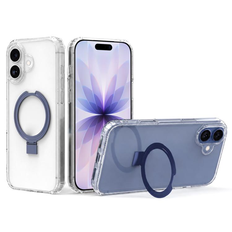 Custodia per telefono in acrilico PC antiurto con airbag a quattro angoli e supporto, For iPhone 17 Pro Max, For iPhone 17 Pro, For iPhone 17, For iPhone Air, For iPhone 16 Pro Max, For iPhone 16 Pro