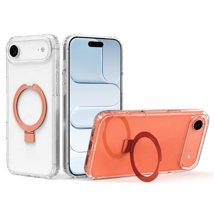 Custodia per telefono in acrilico PC antiurto con airbag a quattro angoli e supporto, For iPhone 17 Pro Max, For iPhone 17 Pro, For iPhone 17, For iPhone Air, For iPhone 16 Pro Max, For iPhone 16 Pro
