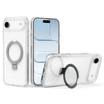 Custodia per telefono in acrilico PC antiurto con airbag a quattro angoli e supporto, For iPhone 17 Pro Max, For iPhone 17 Pro, For iPhone 17, For iPhone Air, For iPhone 16 Pro Max, For iPhone 16 Pro