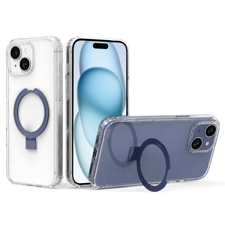 Custodia per telefono in acrilico PC antiurto con airbag a quattro angoli e supporto, For iPhone 16 Plus, For iPhone 16, For iPhone 15 Pro Max, For iPhone 15 Pro, For iPhone 15 Plus, For iPhone 15