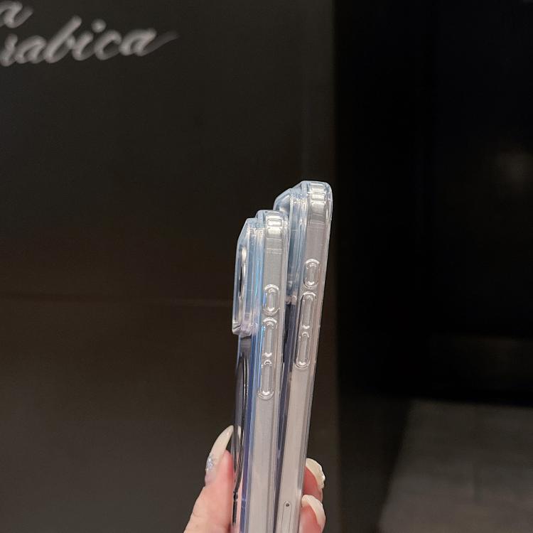 Custodia per telefono in acrilico PC antiurto con airbag a quattro angoli e supporto, For iPhone 16 Plus, For iPhone 16, For iPhone 15 Pro Max, For iPhone 15 Pro, For iPhone 15 Plus, For iPhone 15