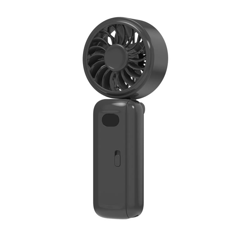 Mini ventilatore pieghevole con clip per ombrello, ricaricabile, portatile, per esterni.