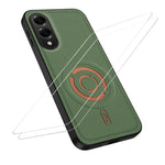 WANLONFENG Tech Custodia per telefono magnetica con texture in tessuto e 2 pellicole protettive per lo schermo incluse., For Galaxy S25 FE 5G, For Galaxy S25 Edge 5G, For Galaxy S25 5G, For Galaxy S25+ 5G