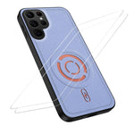 WANLONFENG Tech Custodia per telefono magnetica con texture in tessuto e 2 pellicole protettive per lo schermo incluse., For Galaxy S25 Ultra 5G, For Galaxy S24 FE 5G, For Galaxy S24 Ultra 5G, For Galaxy S24+ 5G