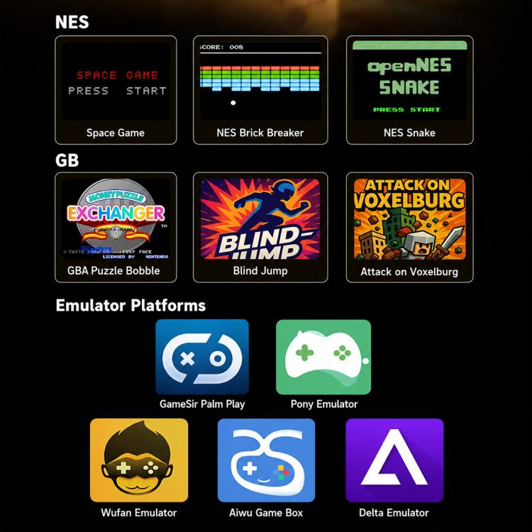 Controller per giochi mobile GameSir P1 Pocket Taco, P1