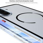 Custodia per telefono MagSafe satinata con cornice in metallo e fibbia a scatto su un solo lato., For Galaxy A57 5G, For Galaxy A37 5G