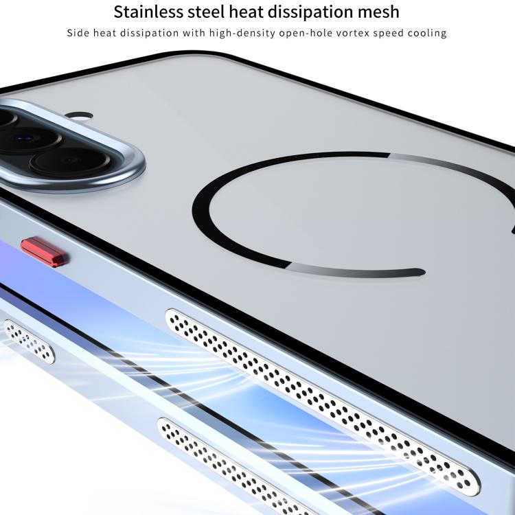 Custodia per telefono MagSafe satinata con cornice in metallo e fibbia a scatto su un solo lato., For Galaxy A57 5G, For Galaxy A37 5G