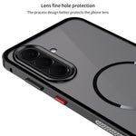 Custodia per telefono MagSafe satinata con cornice in metallo e fibbia a scatto su un solo lato., For Galaxy A57 5G, For Galaxy A37 5G