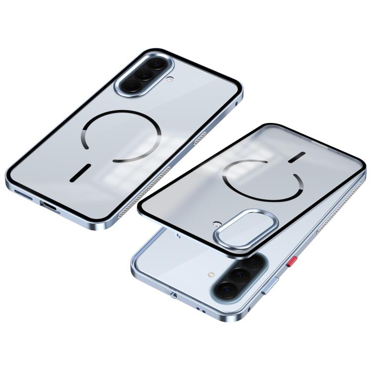 Custodia per telefono MagSafe satinata con cornice in metallo e fibbia a scatto su un solo lato., For Galaxy A57 5G, For Galaxy A37 5G