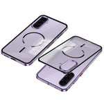 Custodia per telefono MagSafe satinata con cornice in metallo e fibbia a scatto su un solo lato., For Galaxy A57 5G, For Galaxy A37 5G