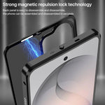 Custodia per telefono MagSafe satinata con cornice in metallo e fibbia a scatto su un solo lato., For Galaxy S26+ 5G, For Galaxy S26 5G