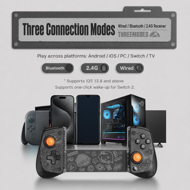 GameSir X5s Controller di gioco mobile telescopico wireless, X5s