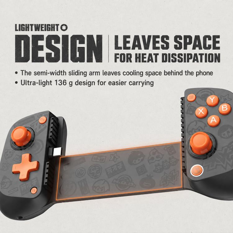 GameSir X5 Lite Controller di gioco mobile telescopico con connessione Type-C, X5 Lite