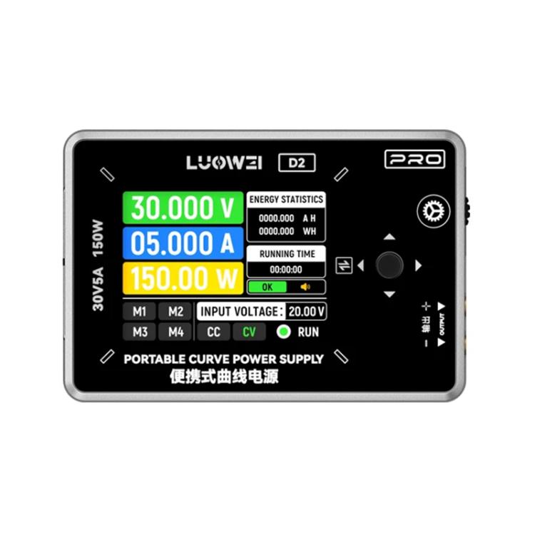 Amperometro digitale portatile LUOWEI D2 150W con funzione di curva