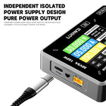 Amperometro digitale portatile LUOWEI D2 150W con funzione di curva