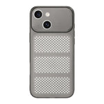 Ampia finestra, custodia per telefono in TPU traspirante e rinfrescante con rete., For iPhone 15