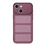Ampia finestra, custodia per telefono in TPU traspirante e rinfrescante con rete., For iPhone 15