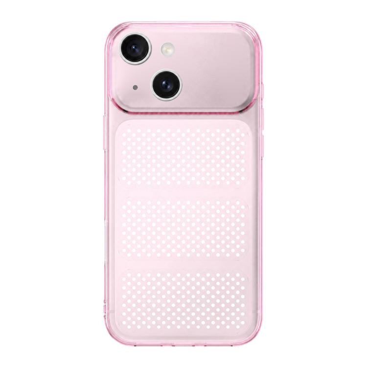 Ampia finestra, custodia per telefono in TPU traspirante e rinfrescante con rete., For iPhone 15