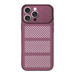 Ampia finestra, custodia per telefono in TPU traspirante e rinfrescante con rete., For iPhone 16 Pro, For iPhone 16, For iPhone 15 Pro Max, For iPhone 15 Pro