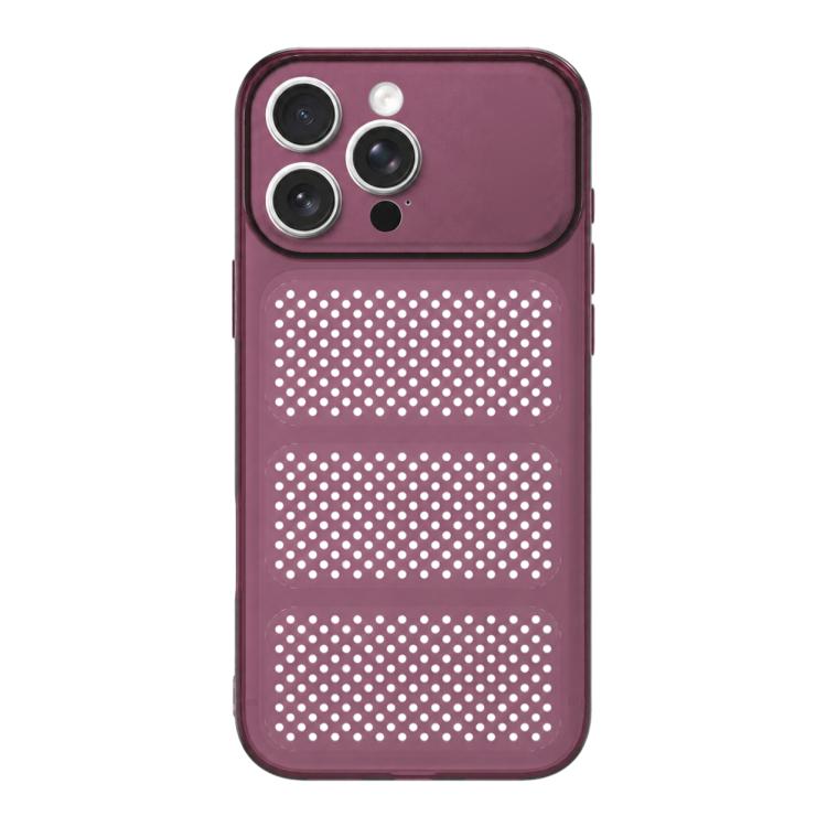 Ampia finestra, custodia per telefono in TPU traspirante e rinfrescante con rete., For iPhone 16 Pro, For iPhone 16, For iPhone 15 Pro Max, For iPhone 15 Pro