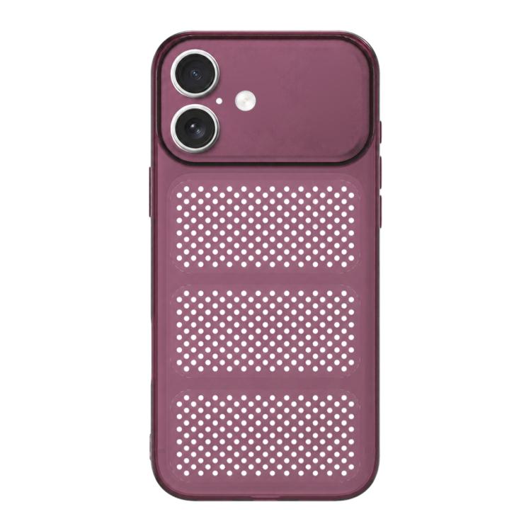 Ampia finestra, custodia per telefono in TPU traspirante e rinfrescante con rete., For iPhone 16 Pro, For iPhone 16, For iPhone 15 Pro Max, For iPhone 15 Pro